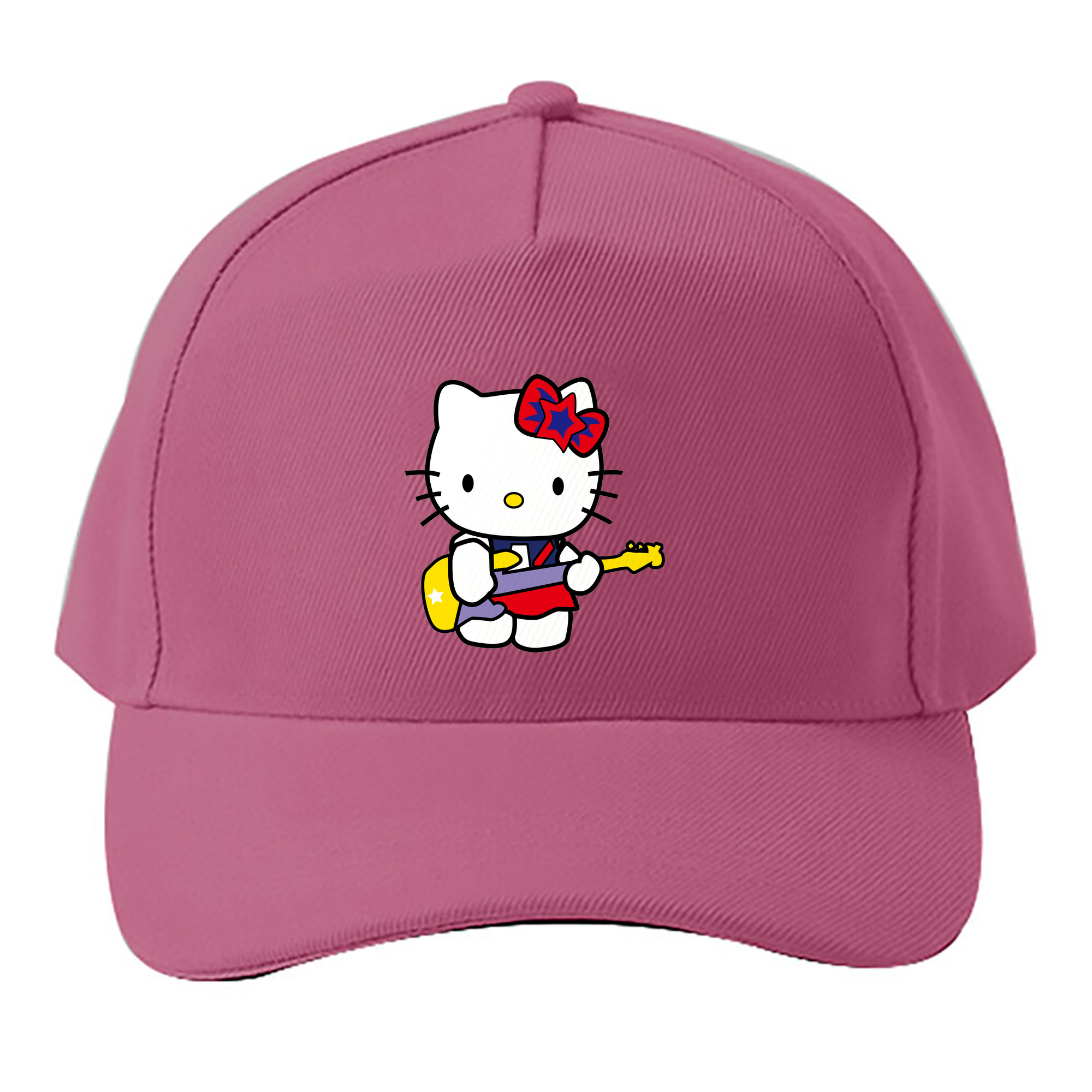 （画像用） Hello Kitty ハローキティ ベースボールキャップ 綿100％ 男女兼用 帽子 スポーツ